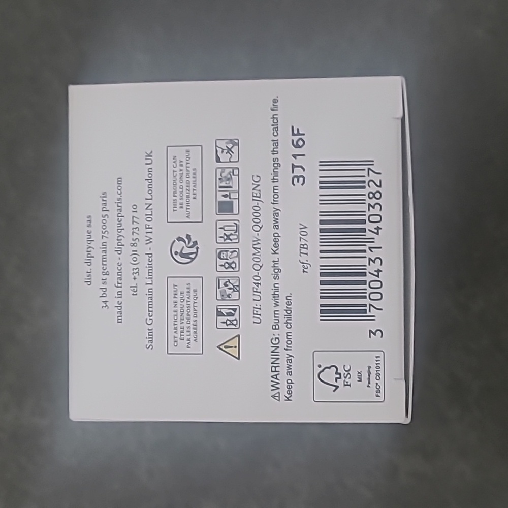 NWT DIPTYQUE TUBEREUSE CANDLE 2.4OZ - Picture 4 of 7